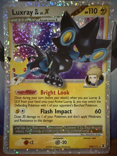 Luxray GL LV.X 109/111 Celebrations: Classic Collection Holo