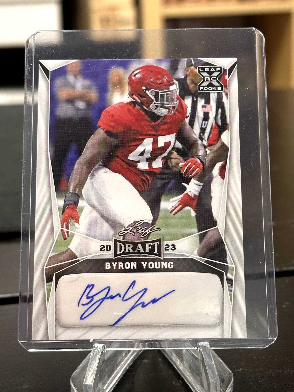 2023 LEAF DRAFT FOOTBALL BYRON YOUNG AUTOGRAPH | eBay