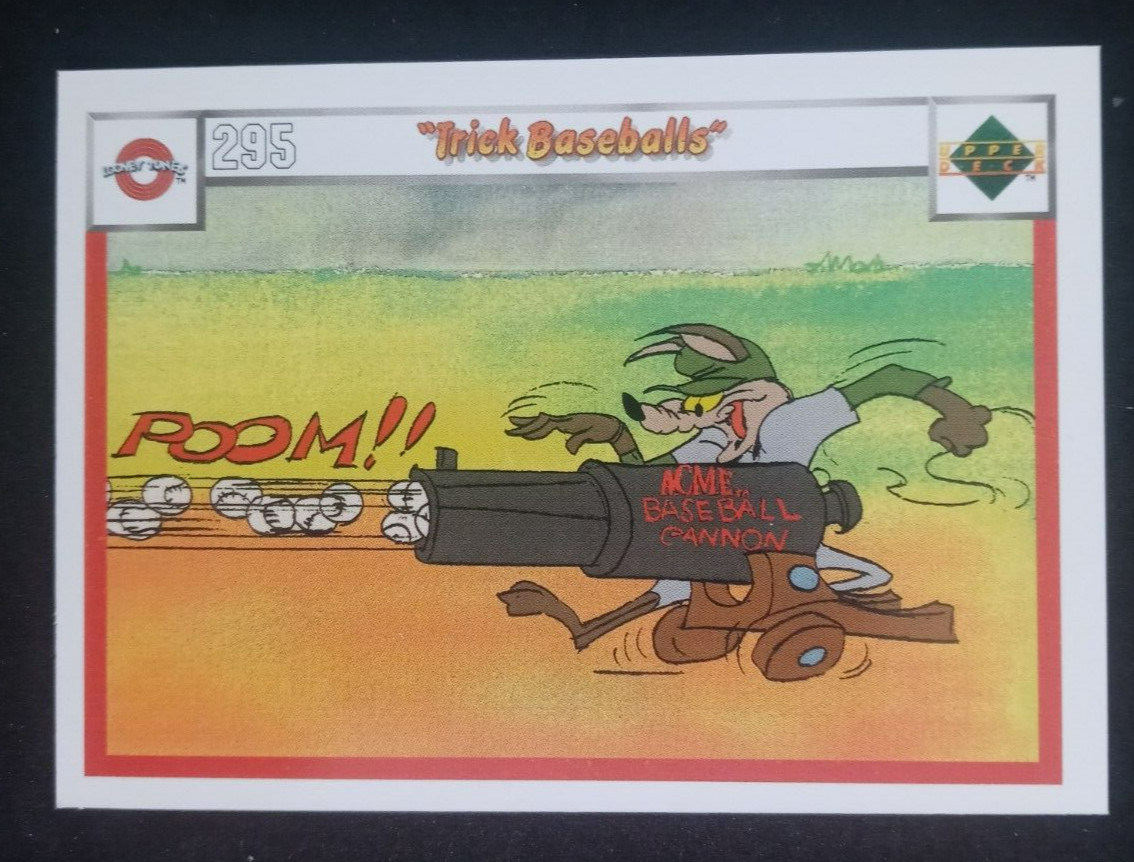 1990 Upper Deck Looney Tunes Comic Ball Card #295/298