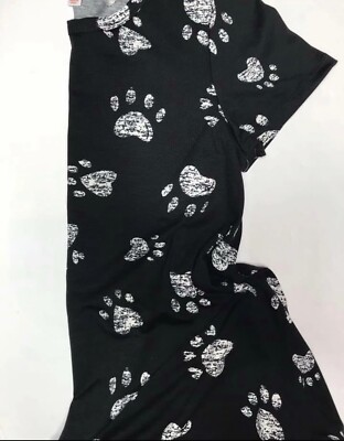 White Paw Print Dress, Unicorn. HTF. | eBay