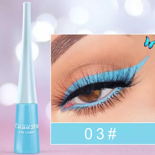 Matita eyeliner colorata 24 ore liquido alto pigmento lunga durata eye liner penna gel - Foto 82 di 110