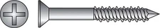 The Hillman Group 375311 Flat Head Phillips Tapper Concrete Screw Anchor, 1/4 x