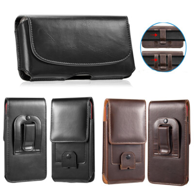 Handy Gürteltasche Gürtel Holster Tasche Leder Case for Smartphone Universal
