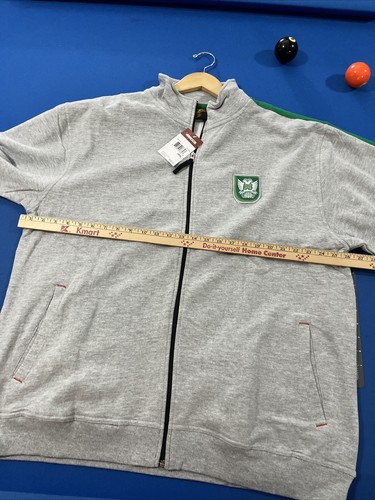 Mecca Apparel Men’s Track Jacket Size XXXL Gray Chest Logo / Crest Hip-Hop NWT - Picture 14 of 16