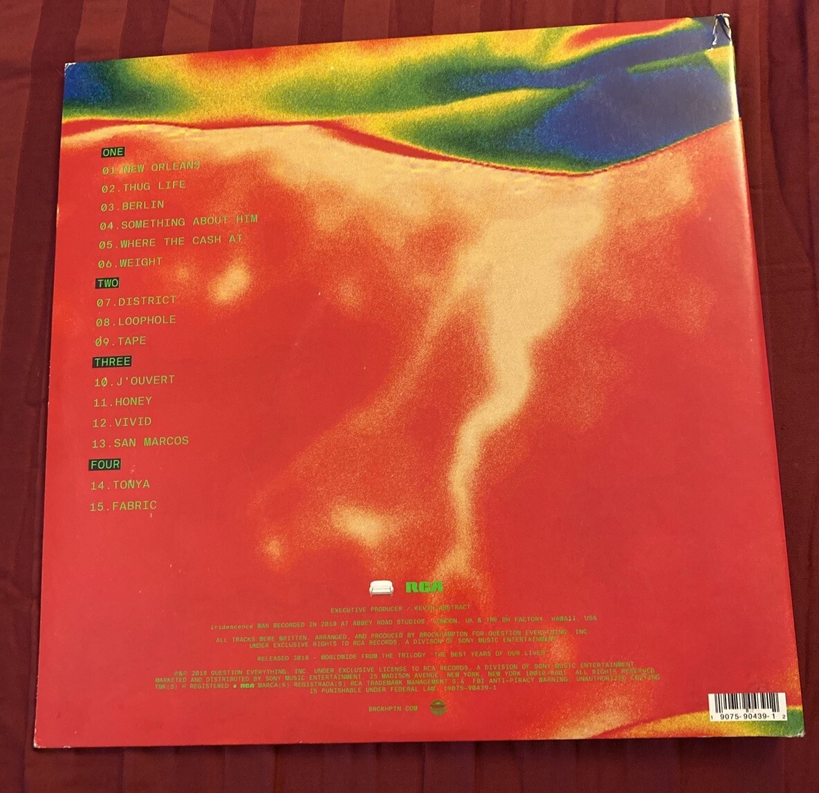 Brockhampton - Iridescence 2LP Clear Vinyl Limited Edition