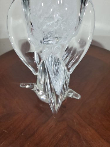 Vogel Statue Glas schwer BUNT Unikat Rarität - Bild 6 von 10