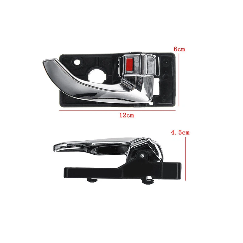 Manijas interiores de puerta izquierda derecha beige para Hyundai Tucson 2005-2009 4 piezas Foto 4 de 4