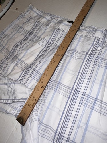 Preppy Nautical Men's Seersucker Shorts APT. 9 40W Blue Gray White Plaid NWT - Picture 6 of 13