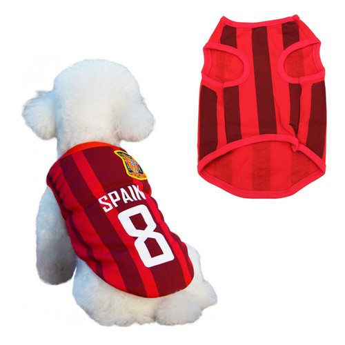 Football World Cup Breathable Pet Dog Clothes Puppy Dog Vest T Shirt Coat Jersey - Picture 19 of 25