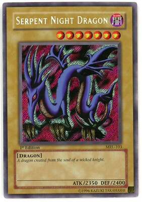 Yugioh Serpent Night Dragon 1st Edition MRL-103 Secret Rare
