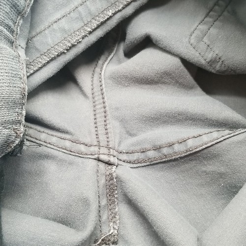 Ellemenno JRS SZ 5 Pants Gray Y2K Glen Check Plaid Zipper Pocket Ankle Length - Picture 13 of 14