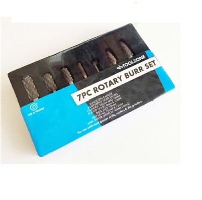 Rotationsgrat Set 6 mm Schaft Wolframhartmetall Rotationsgrat Rasp Werkzeug - 7 Stck. Toolzone