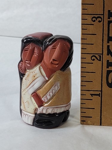 Native American Signed Keena Canadian Mohawk Pottery Figure - Picture 7 of 7