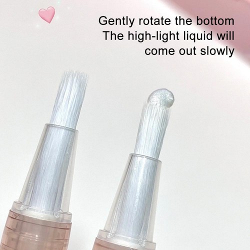 Glitter Liquid Highlighter Pen Shimmer Waterproof Liquid Eyeshadow> W3K8 - Picture 8 of 15