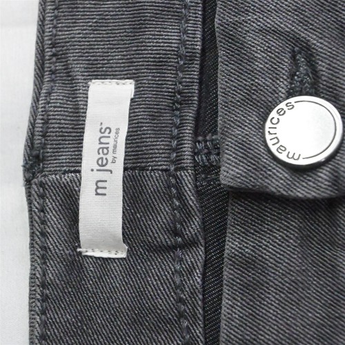 Maurices XL Short Mid Rise Skinny Gray Stretch Denim Womens Jeans - Picture 6 of 9