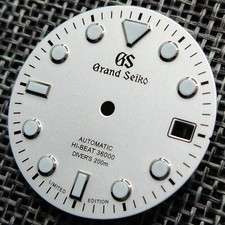 New GRAND SEIKO GS HI BEAT 36000 DIAL DIVERS SILVER FOR NH35 4R35 7S26 SKX007