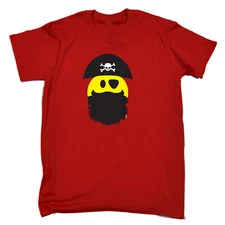 Pirate Smile - Mens Funny Novelty Gift Tee Top Shirts T Shirt T-Shirt Tshirts