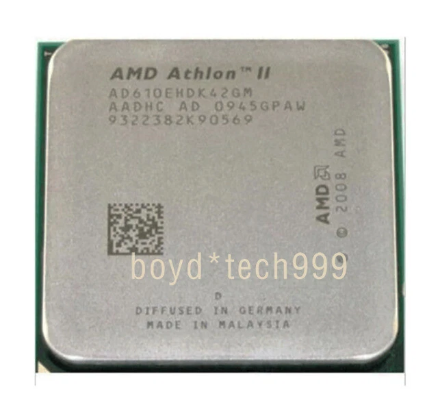 AMD Athlon II X4-600E X4-605E X4-610E X4-615E 900E 905E CPU Socket AM3 Processor - Image 3 of 4