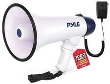 Pyle 40W Bullhorn Megaphone Speaker 1000-Yard...