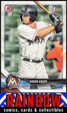 2018 Bowman #BP5 Aaron Knapp Miami Marlins