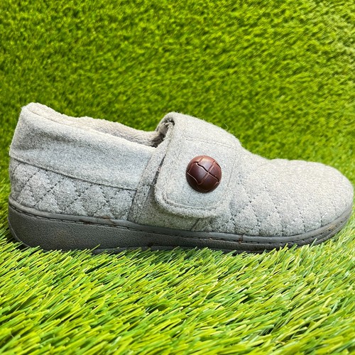 Vionic Jackie Womens Size 7 Gray Black Casual Comfort Slip On Slippers Shoes