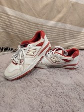 New Balance 550 Rouge/Blance 45.5 EU / 11 UK / 11.5 US Homme Neuf Jamais Porté