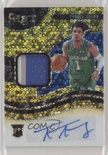 2020-21 Panini Select Rookie Jersey Gold Disco Prizm 4/10 Tyrell Terry Auto 3d3
