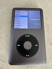 Apple iPod classic 7a generazione 160 GB MC297J/A nero batteria nuova #283