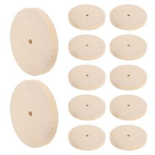 Ruote in legno a lastra diametro 3" Ruota piatta per hobby in legno 3/8" spessore 1/4", 12 pezzi