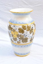 Grande VASO Vintage Porcellana Maiolica Dipinta a Mano h49 cm
