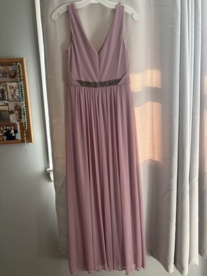 bridesmaid dresses dusty mauve Dusty Lilac Bridesmaid Dress Chiffon Size 2X
