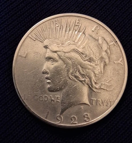 1923-S $1 Peace Dollar 90% Silver