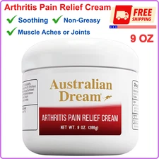 Australian Dream Arthritis Pain Relief Cream BIG 9 oz Jar, Muscle Aches or Joint