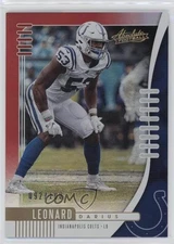 2019 Panini Absolute Red Spectrum 92/100 Shaquille Leonard Darius #31 00dh