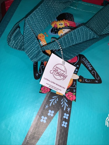 NUEVO HEB Bolso de Mano Reutilizable Mediano La Catrina El Catrin Día De Los Muertos - Imagen 2 de 2