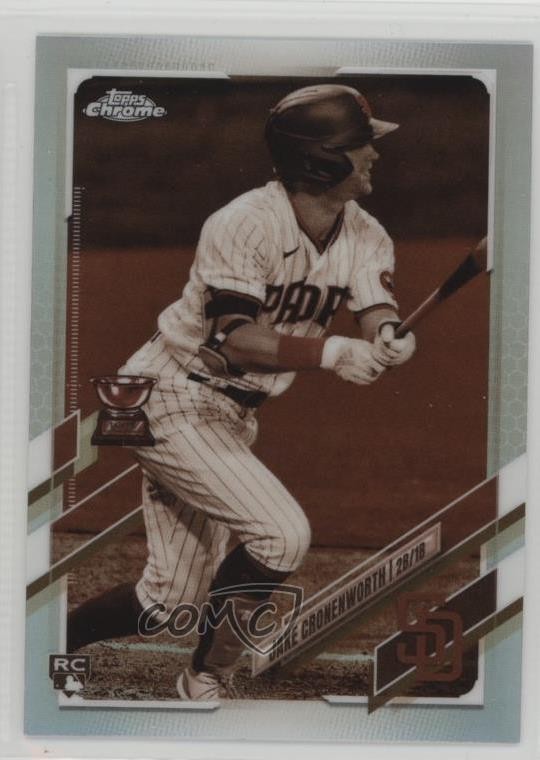 2021 Topps Chrome Sepia Refractor Jake Cronenworth #49 1e0