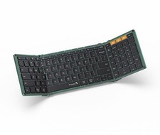 ProtoArc XK01 Portable Business Foldable Bluetooth Keyboard With Numberpad Green