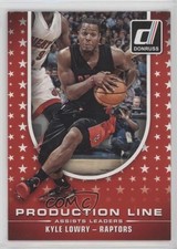 2014-15 Panini Donruss Production Line Assists Kyle Lowry #8 1u6