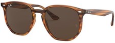 Ray-Ban RB 4306 striped red havana 820/73 Sunglasses
