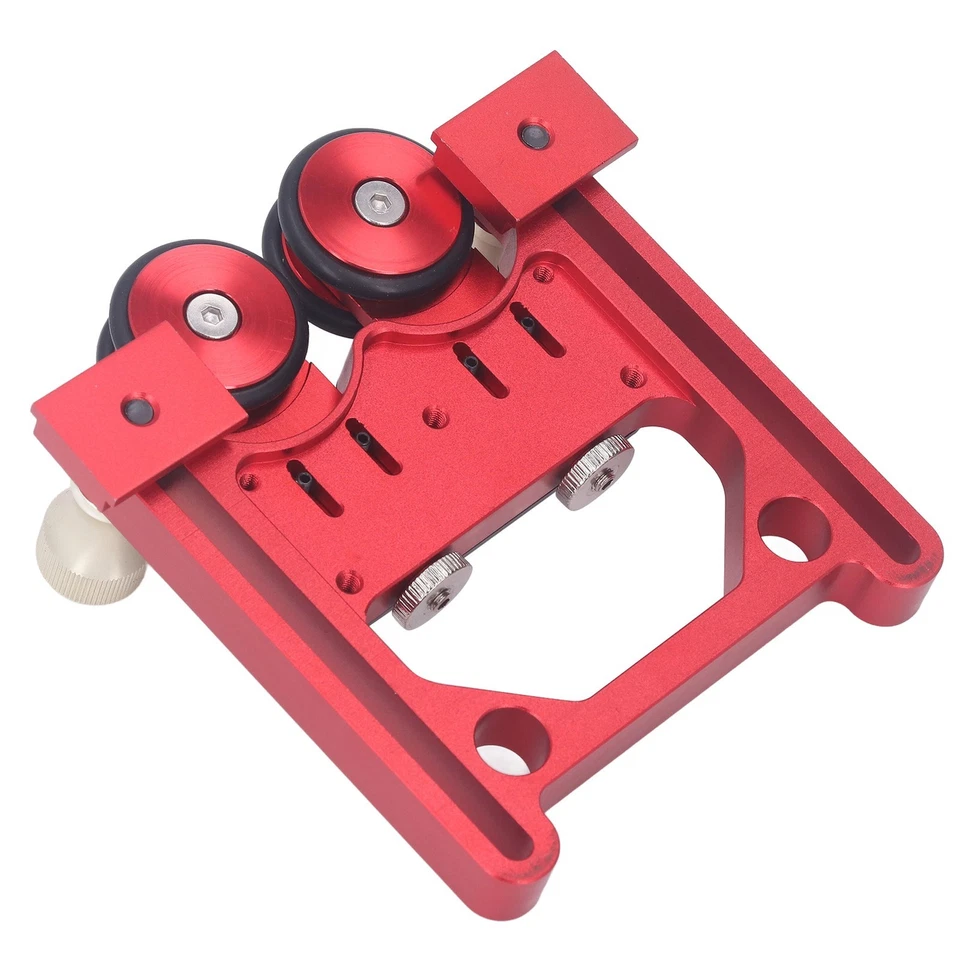 Table Saw Stock Roller Woodworking Double Wheel Sliding Feeding Guide Roller✈ - Image 4 of 4