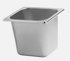 Hotel Pans 1/6 Size Deep Steam Table Pan Stainless Steel Oven Tray for Breading