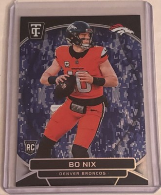 2024 Panini Totally Certified Bo Nix blue camo rookie #’d to 50 Broncos!