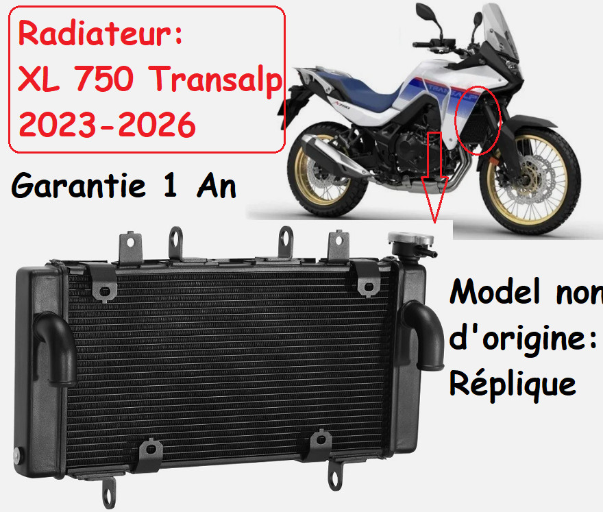Radiateur 750 Transalp neuf pièce de refroidissement XL750 2023 2026