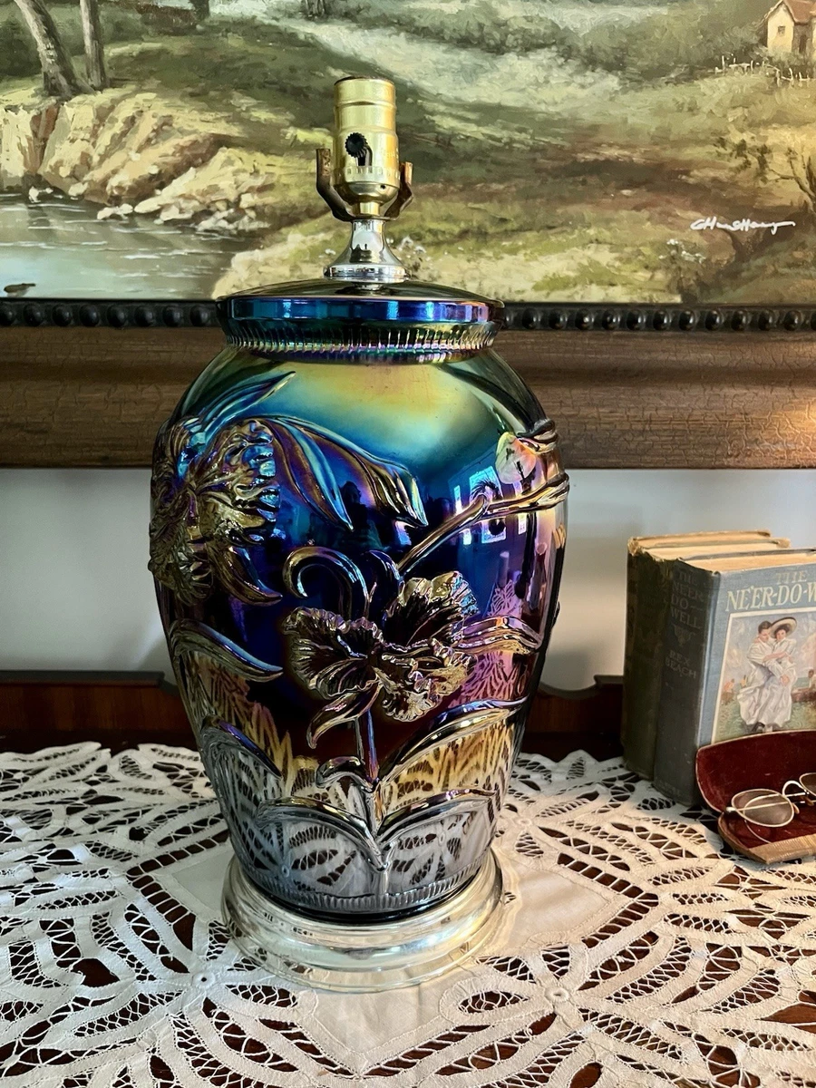 Iridescent Lamp In Antique Lamps for sale | eBay