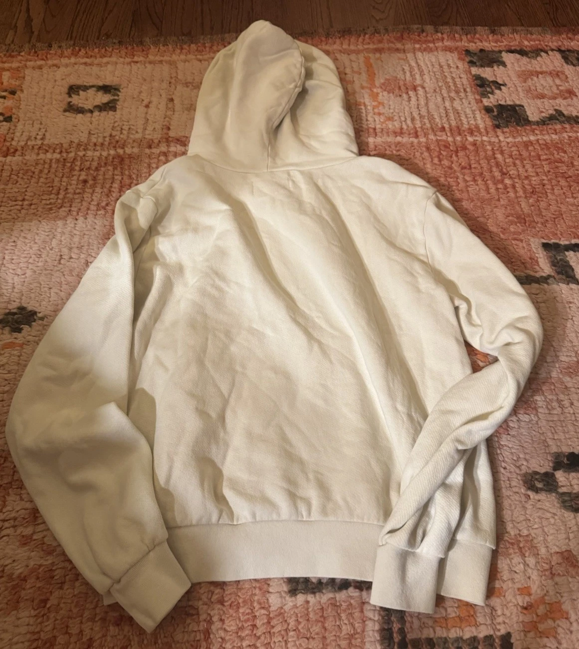 OFF WHITE Felpa con cappuccio Harlin California Small in guscio d’uovo uomo donna small nuova con etichetta