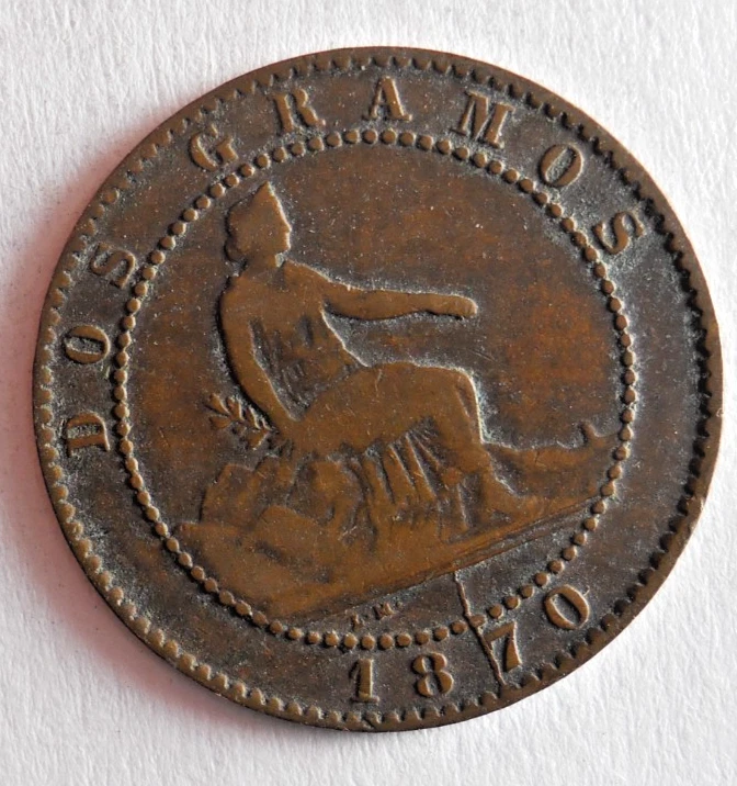 Copper 1870 Year Spanish Coins for sale | eBay