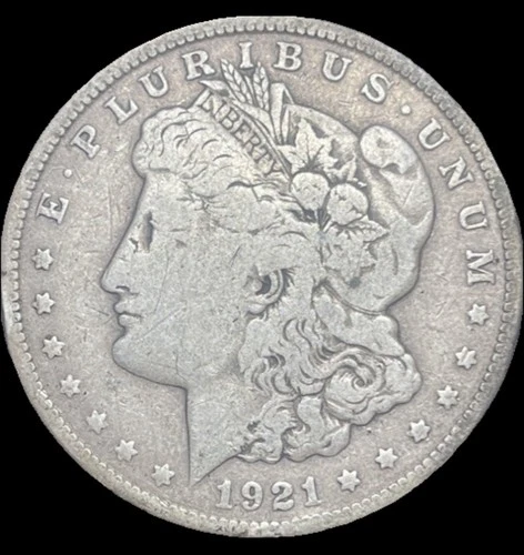1921 Morgan Silver Dollar 90% US Coin Very Good