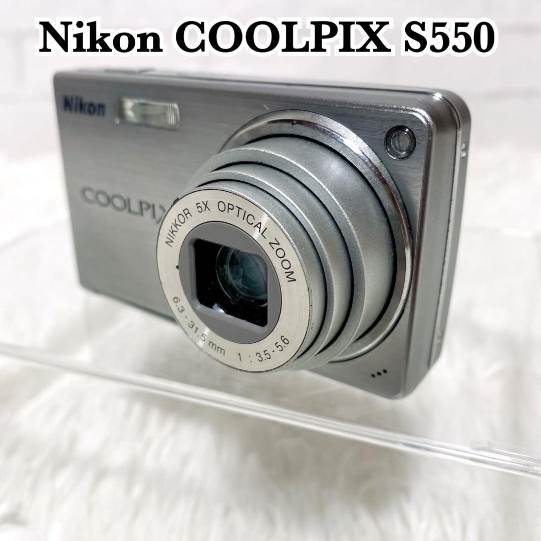 Nikon COOLPIX S550 コンパクトカメラ コンデジ デジカメ Nikon COOLPIX S550 Compact Digital Camera Tested Working Seller