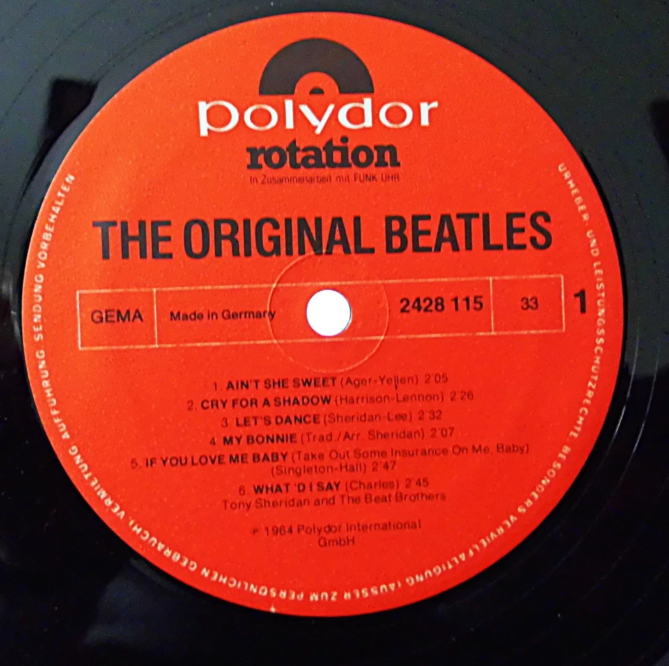 LP  THE BEATLES  in Hamburg -  Excellent -    Polydor Rotation - Bild 2 von 2