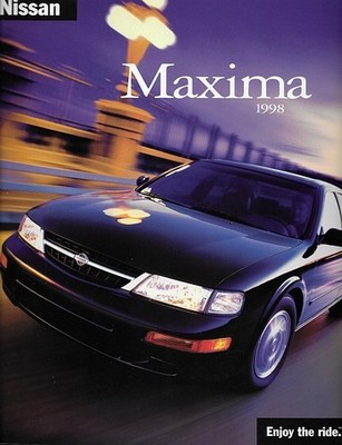 1998 NISSAN MAXIMA sales brochure catalog US 98 GXE SE GLE